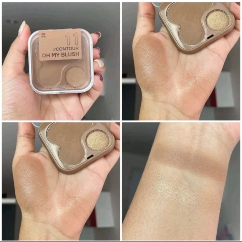 CONTOUR คอนทัวร์ 2P แพคเกจใหม่เบอร์ 11 สีน้ำตาลอมเทา ที่ช่วยสร้างมิติ แรเงาได้ลุกเป็นธรรมชาติ ช่วยให้กรอบหน้าดูชัดขึ้น