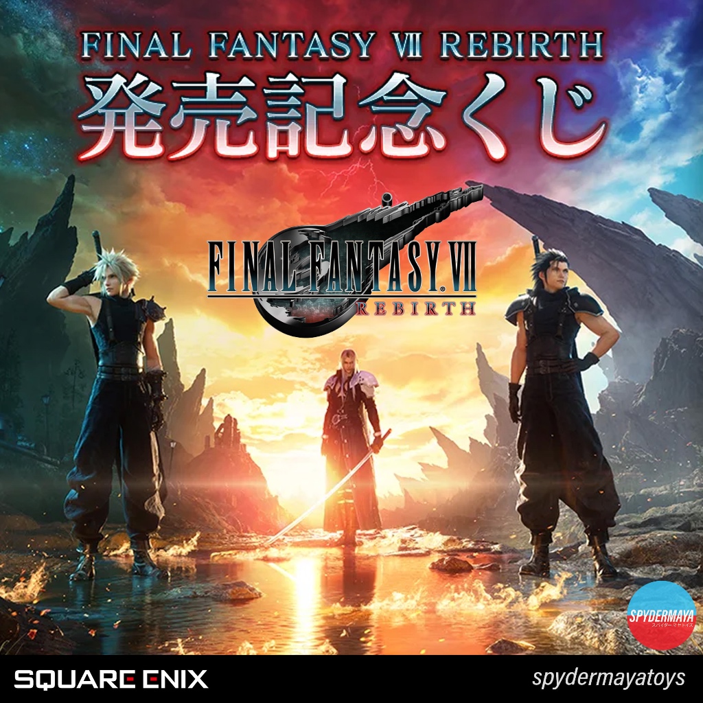 [พร้อมส่ง] FINAL FANTASY7 REBIRTH release commemorative Kuji - Cloud , Tifa - Square Enix