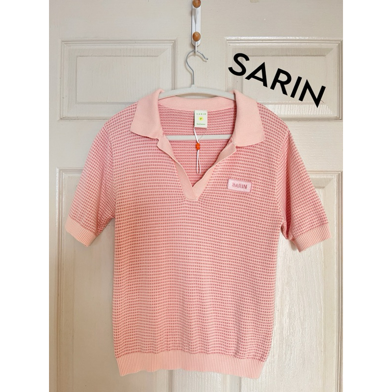 (มือสอง) SARIN A Dream knitwear  นิตแวร์ เสื้อถักสำหรับฤดูร้อน ทอลายแบบพิเศษ