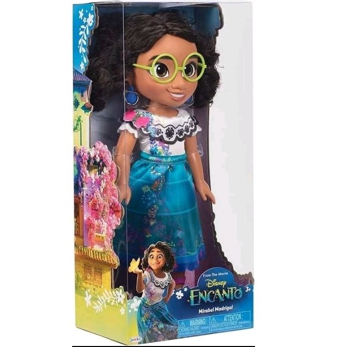 Disney Encanto Mirabel Madrigal - 14 Inch Articulated Fashion Doll with Glasses & Shoes ตุ๊กตาลิขสิท