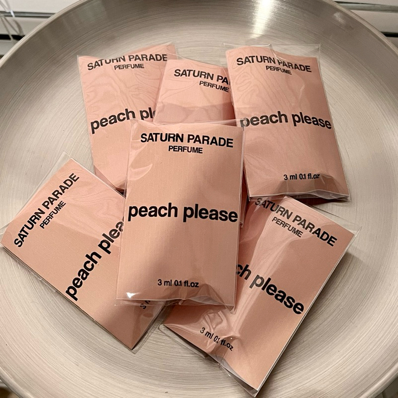 SATURN PARADE (EDP) น้ำหอมขนาดทดลอง กลิ่น Peach Please 🍑 น้ำหอมกลิ่นพีช