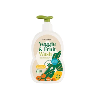 ภูตะวัน VEGGIE & FRUIT WASH เวจจี้ แอนด์ ฟรุ๊ต วอช ผลิตภัณฑ์ทำความสะอาด ใช้สำหรับล้างผักและผลไม้