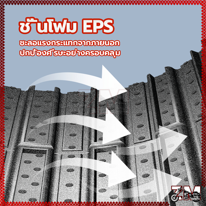 หมวกกันน็อค หมวกกันน๊อค เต็ม ใบ แข็งแรงทนทาน ป้องกันการชน และทนทานต่อการตกหล่น น้ำหนักเบา ผู้ชาย/หญิงก็ใช้ได้ - รูปที่ 6