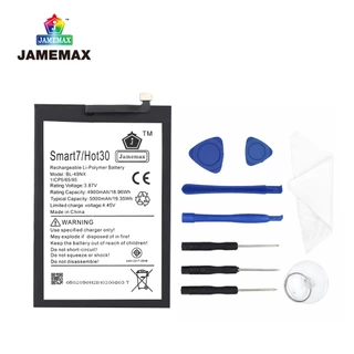 JAMEMAX Battery Infinix Smart 7/Smart 8/Hot 30i รุ่น BL-49NX ฟรีชุดไขควง รับประกัน 99 วัน