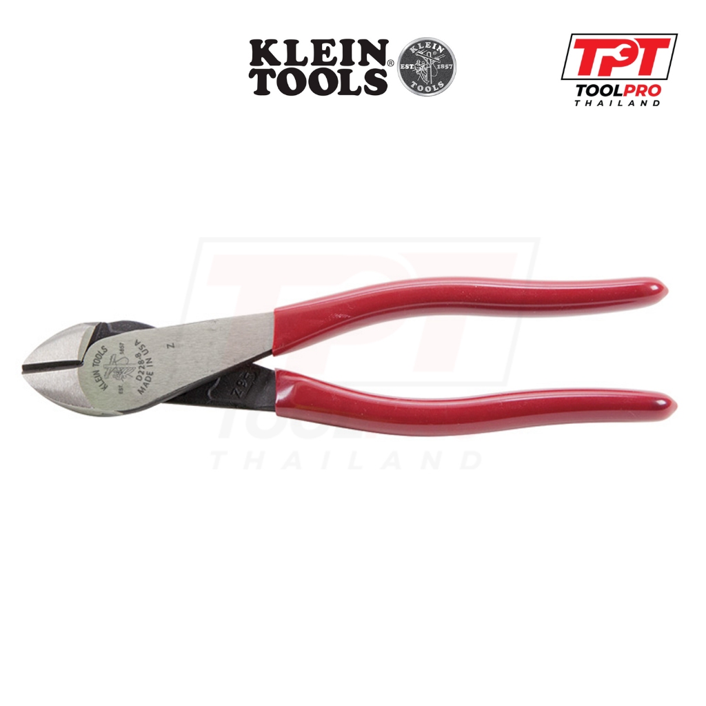 Klein Tools คีมตัดทแยงมุม 8" Diagonal Cutting Pliers (D228-8) Made in USA