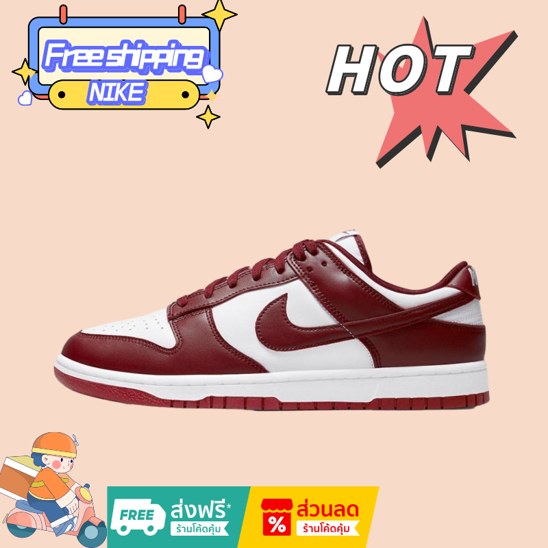 Nike Dunk Low PRM Team Red and White