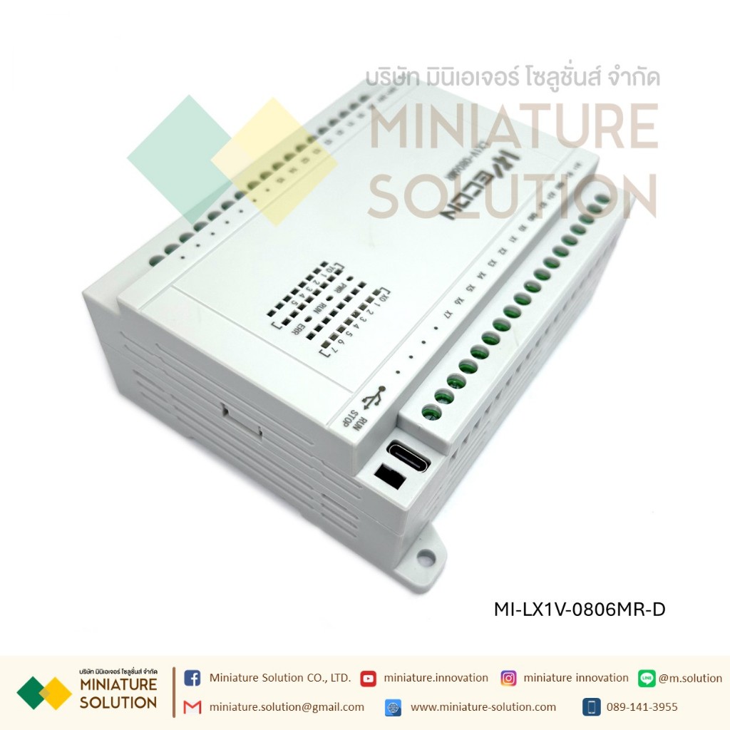 WECON PLC LX1V-0806MR-D 24VDC Suppout RS485 14 I/O LX3V-0806MR-A  32 I/O LX3V-1616MT LX3V-1616MR