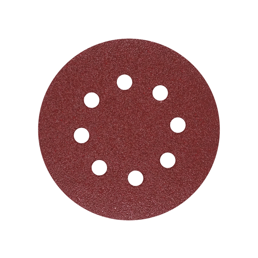 HHW กระดาษทรายกลมหลังสักหลาด 5 นิ้ว Velcro sanding disc 5" จำนวน 5 ชิ้น