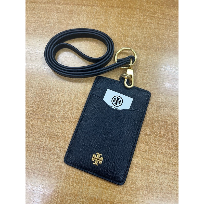 Tory burch กระเป๋าใส่บัตรคล้องคอ ใส่บัตรพนักงาน