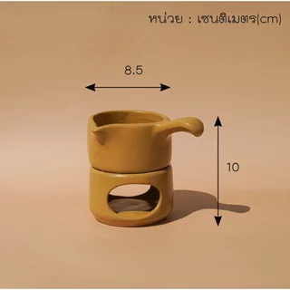 เตาอโรม่า แยกชิ้น เซรามิค น้ำมันหอมระเหย อุ่นออย ฮอตออย มินิมอล