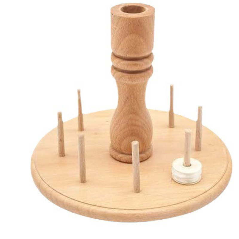 🧸แท่นวางหลอดด้าย แท่นไม้เก็บด้าย8 Spools ที่เก็บอุปกรณ์งานผ้า 🧵🪡 - รูปที่ 5