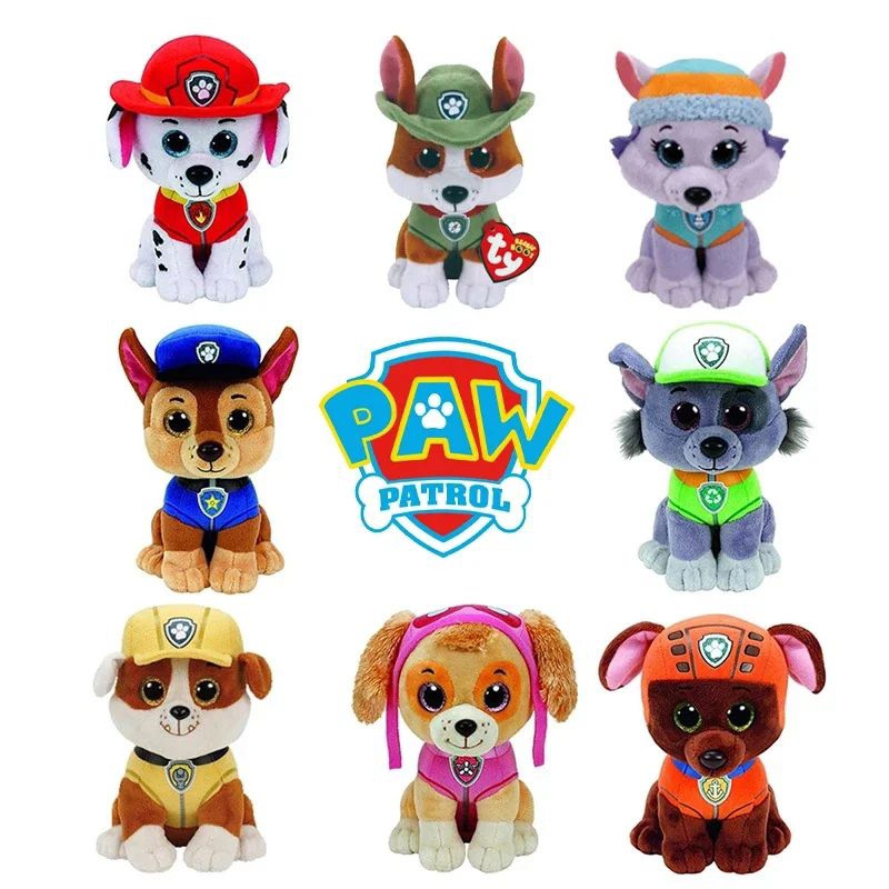ตุ๊กตาPaw patrolของแท้ 100%❌ภาพ10" ขนาดจริง เป็นรุ่น8" นะคะ❌รุ่น10" ของหมดคะ