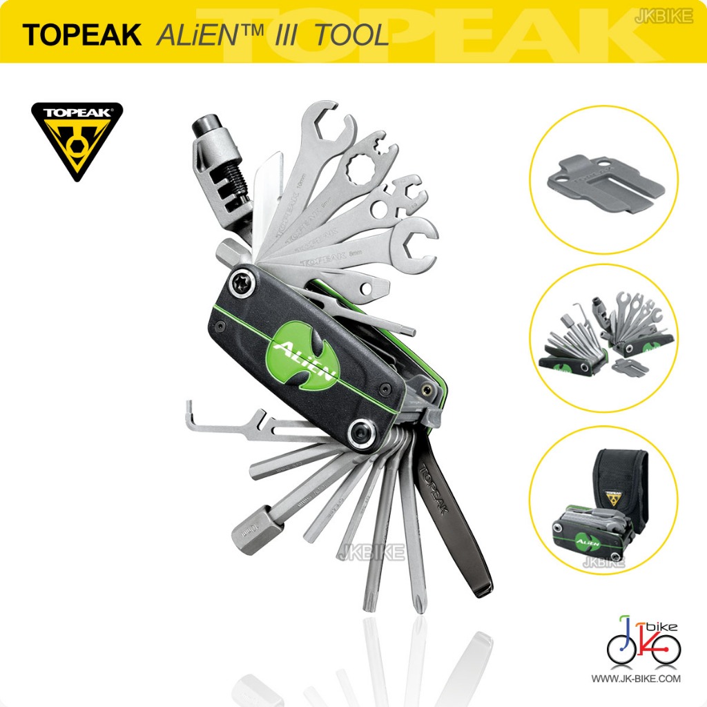 ชุดเครื่องมือเอนกประสงค์ 31 ฟังก์ชั่น TOPEAK ALIEN III TOOL