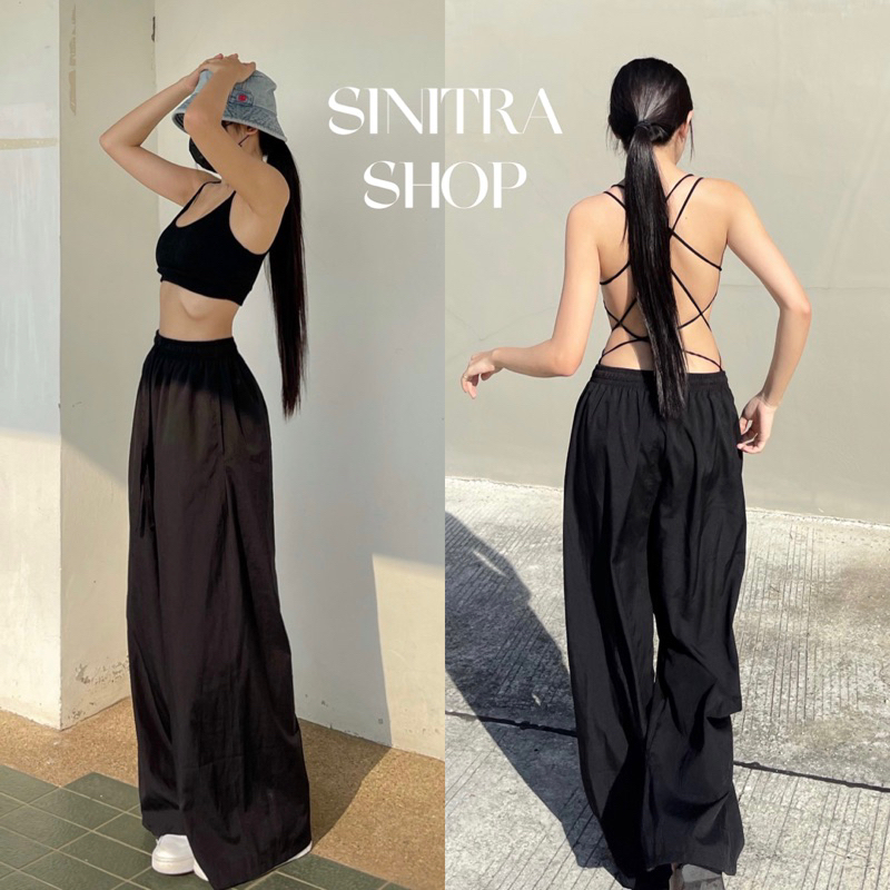T5 Pants กางเกงผ้าขายาวสีพื้น Sinitra Shop