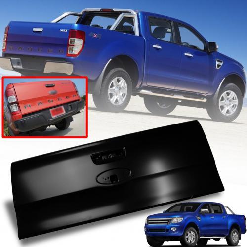 ฝาท้ายกระบะ ฝาท้าย รถยนต์ มือเปิดกลาง เว้าโลโก้ รุ่น FORD RANGER T6 ปี 2012 - 2020 งานดิบ 1 ชิ้น