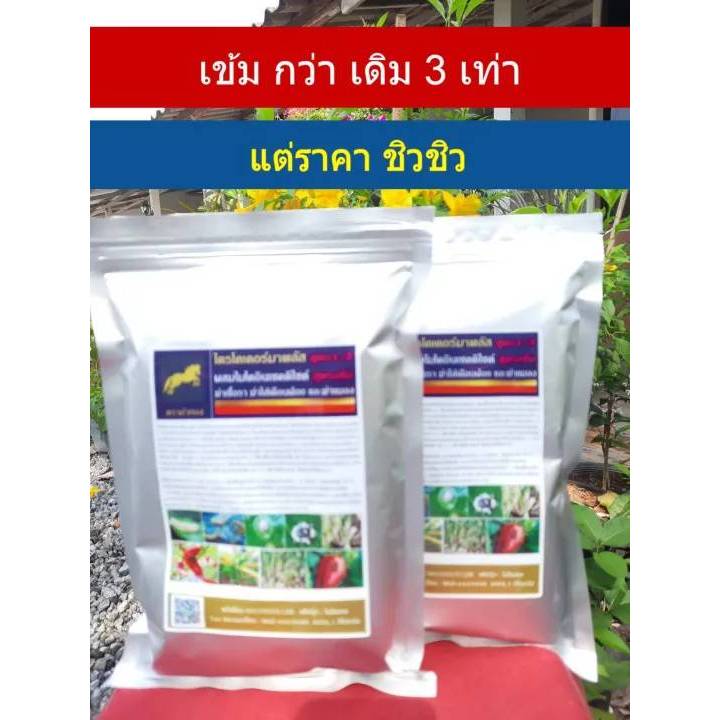 ไตรโคเดอร์มา 2 กิโลกรัมสูตร 1x3 ชนิดเข้มข้น 3 เท่า ใช้ฆ่าราทุกชนิดที่ก่อโรคพืชผสมจุลินทรีย์ฆ่าแมลงฆ่าไส้เดือนฝอย ชีวภัณฑ