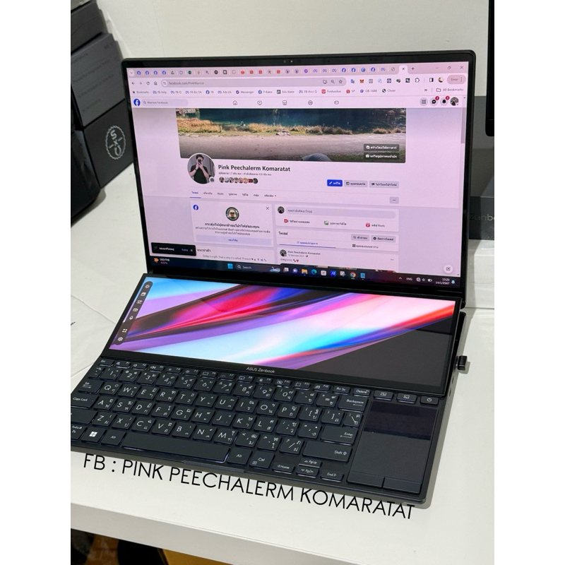ASUS ZenBook 14 Pro Duo OLED (UX8402VV-P1943WS : Tech Black)