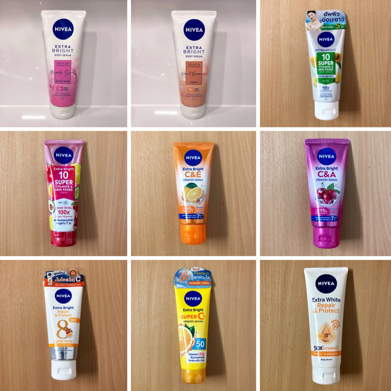 Nivea นีเวีย เซรั่ม โลชั่น บำรุงผิวกาย
