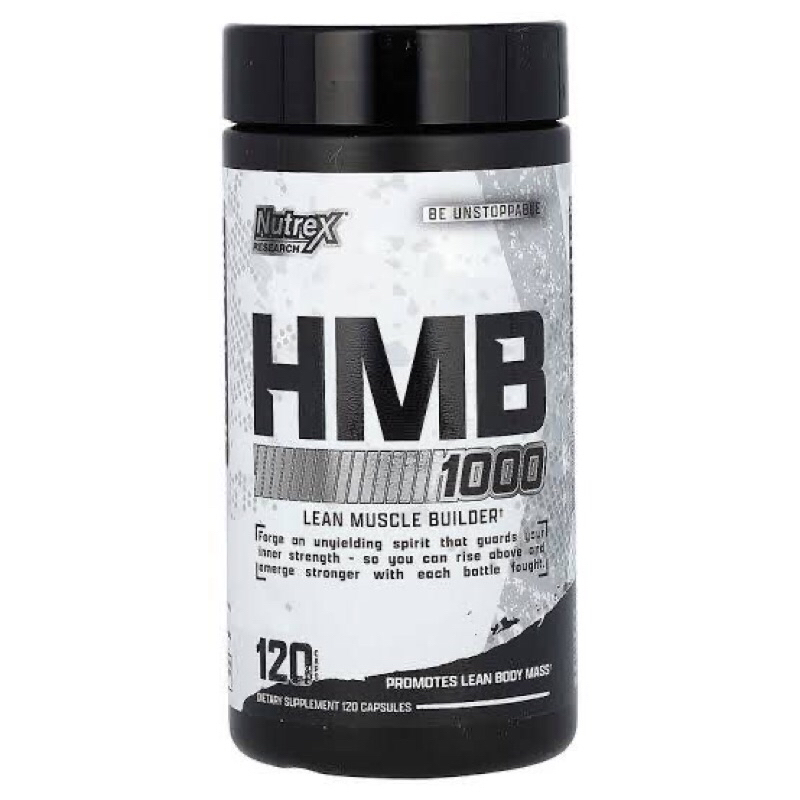 New PackageNutrex​ Research HMB1000 Muscle​ ​And​ Strength120cap(เสริมสร้ามกล้ามเนื้อ)​