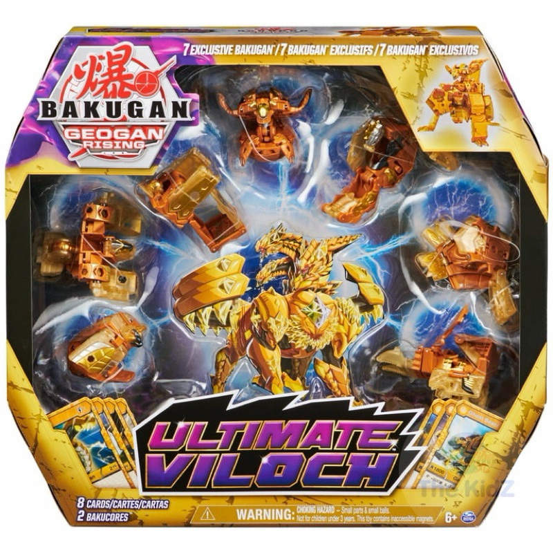 บาคุกัน Bakugan Geogan Rising, Ultimate Viloch, 7-in-1 กล่องใหญ่