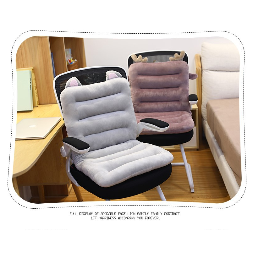 เบาะนั่ง เบาะรองเก้าอี้ รองหลัง รองนั่ง ใช้เป็นเบาะรองนั่ง เบาะอิง หรือหมอน เบาะรองนั่งเก้าอี้ - รูปที่ 4