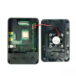 ABS Case พร้อมพัดลม สำหรับ Raspberry Pi 4