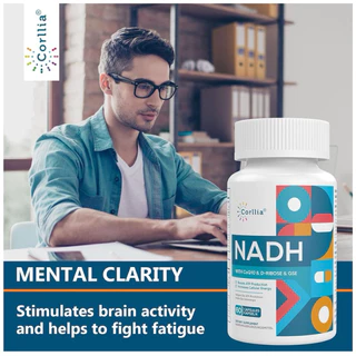 [Corllia]❇️NADH➕UBIQUINOL COQ10➕D-RIBOSE➕GRAPE SEED ( 60 แคปซูล )
