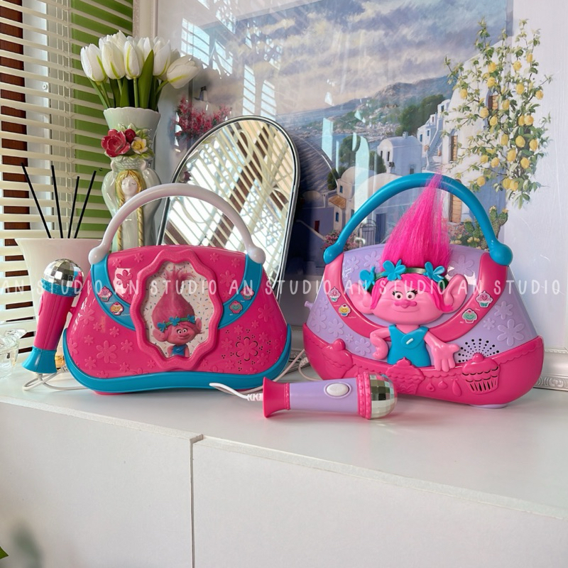Trolls Boombox บูมบ็อกซ์ร้องตามของ Trolls ของเล่นมือสองสภาพสวย
