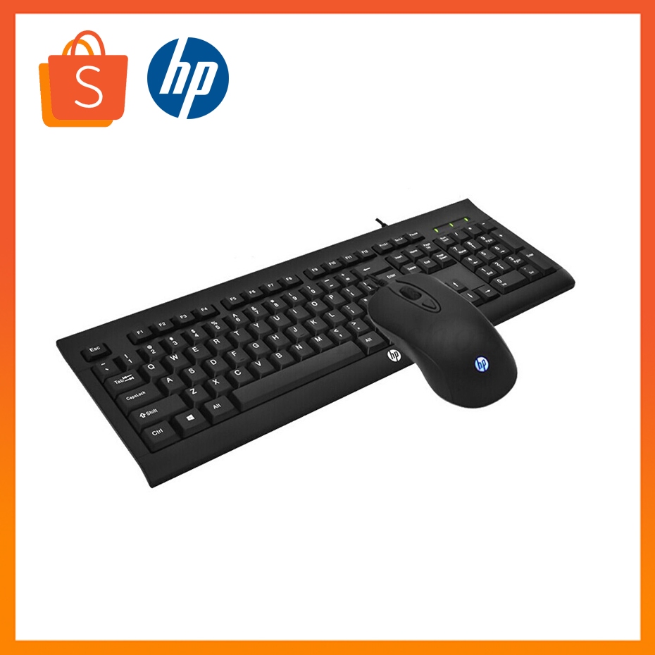 Gaming keyboard HP KM100 Black ชุด mouse keboard HP