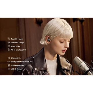[ประกันศูนย์ไทย] SoundPEATS Free2 Classic Black Bluetooth 5.1 หูฟัง หูฟังบลูทูธ หูฟังไร้สาย กันน้ำมาตรฐาน IPX5