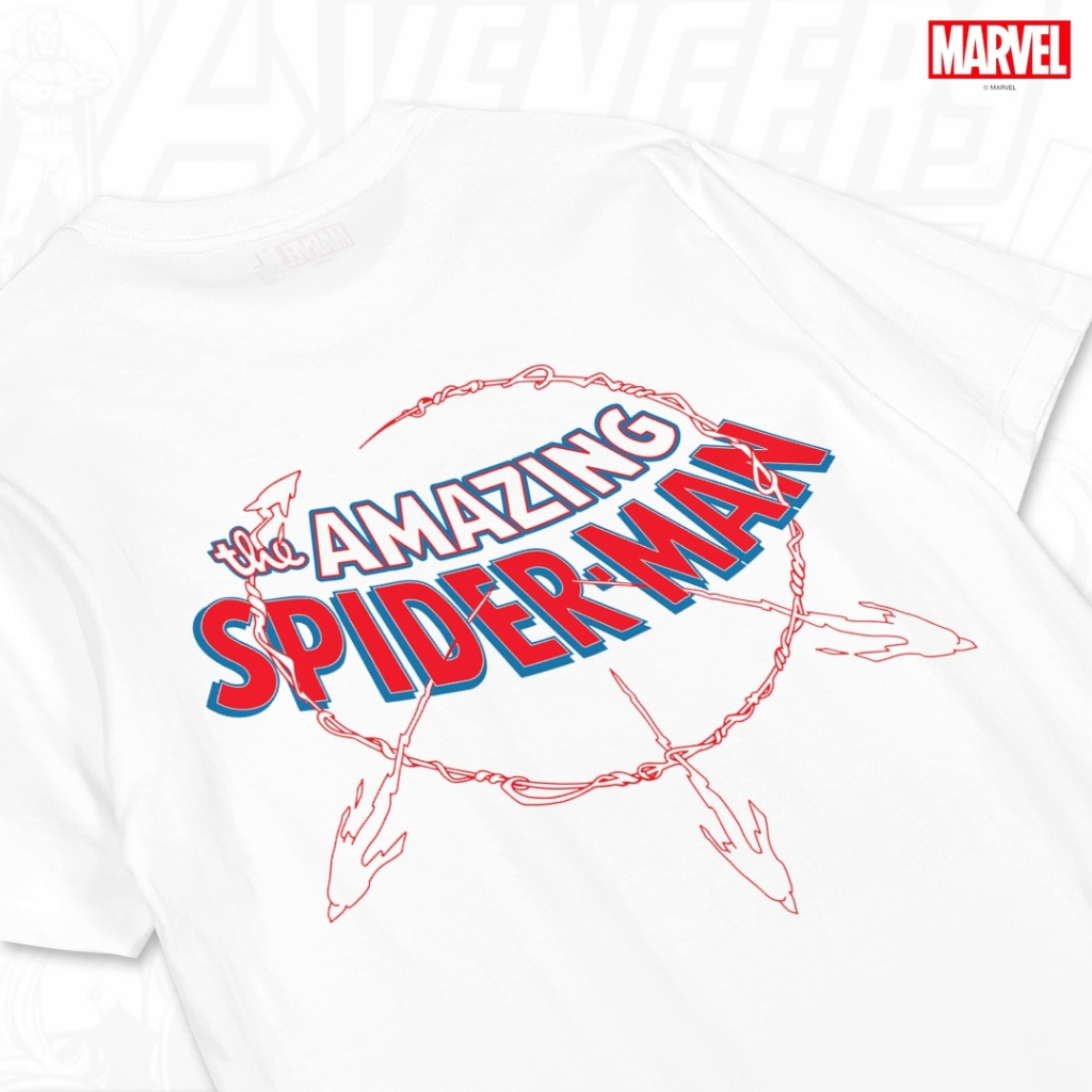 Power7Shop เสื้อยืดการ์ตูน มาร์เวล Spider Man ลิขสิทธ์แท้ MARVEL COMICS T-SHIRTS (MX-204) — صورة 5