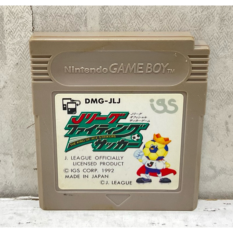 ตลับแท้ [GB] [0319] J.League Fighting Soccer: The King of Ace Strikers (Japan) (DMG-JLJ) Gameboy Gam