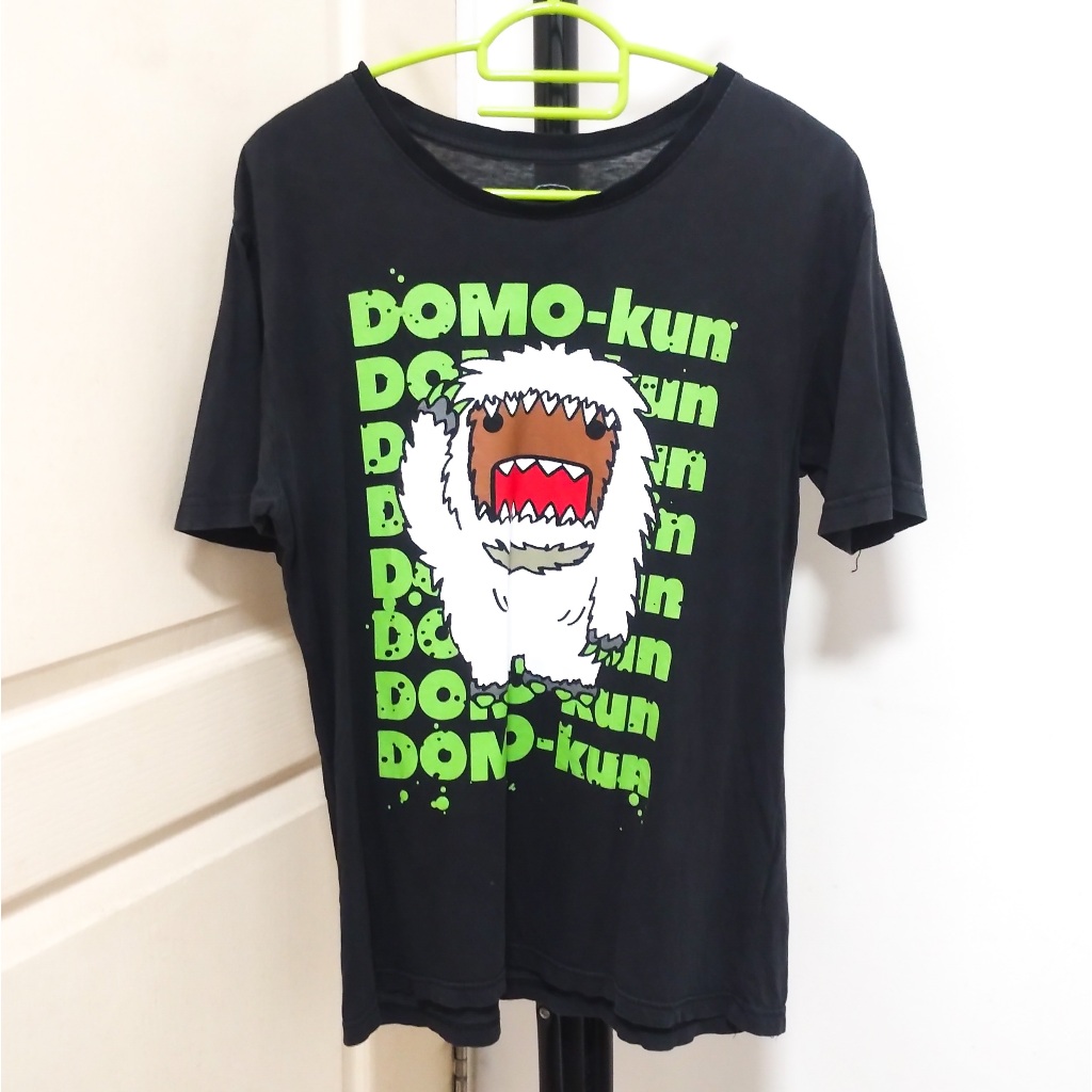 ✅ของแท้✅Power 7 Shop Domo Yeti เสื้อยืด การ์ตูน โดโมะคุง เยติ สีดำ ไซส์ S (มือสอง)