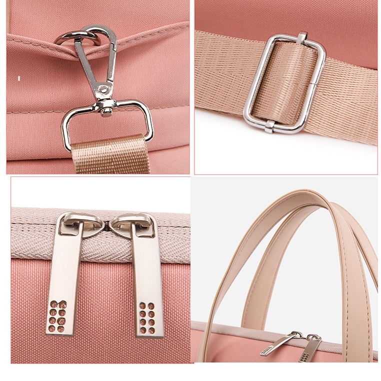 พร่้อมส่ง กระเป๋าคอมพืวเตอร์ รุ่นใหม่ สีน่ารัก จุของได้เยอะค่า พร้อมสายสะพาย