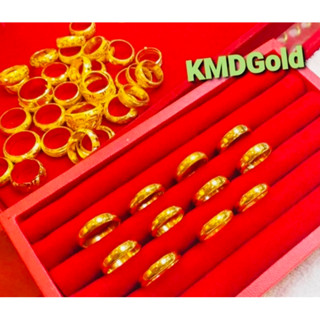 KMDGold แหวนทองเกลี้ยง1/2ครึ่ง ทองแท้พร้อมใบรับประกัน