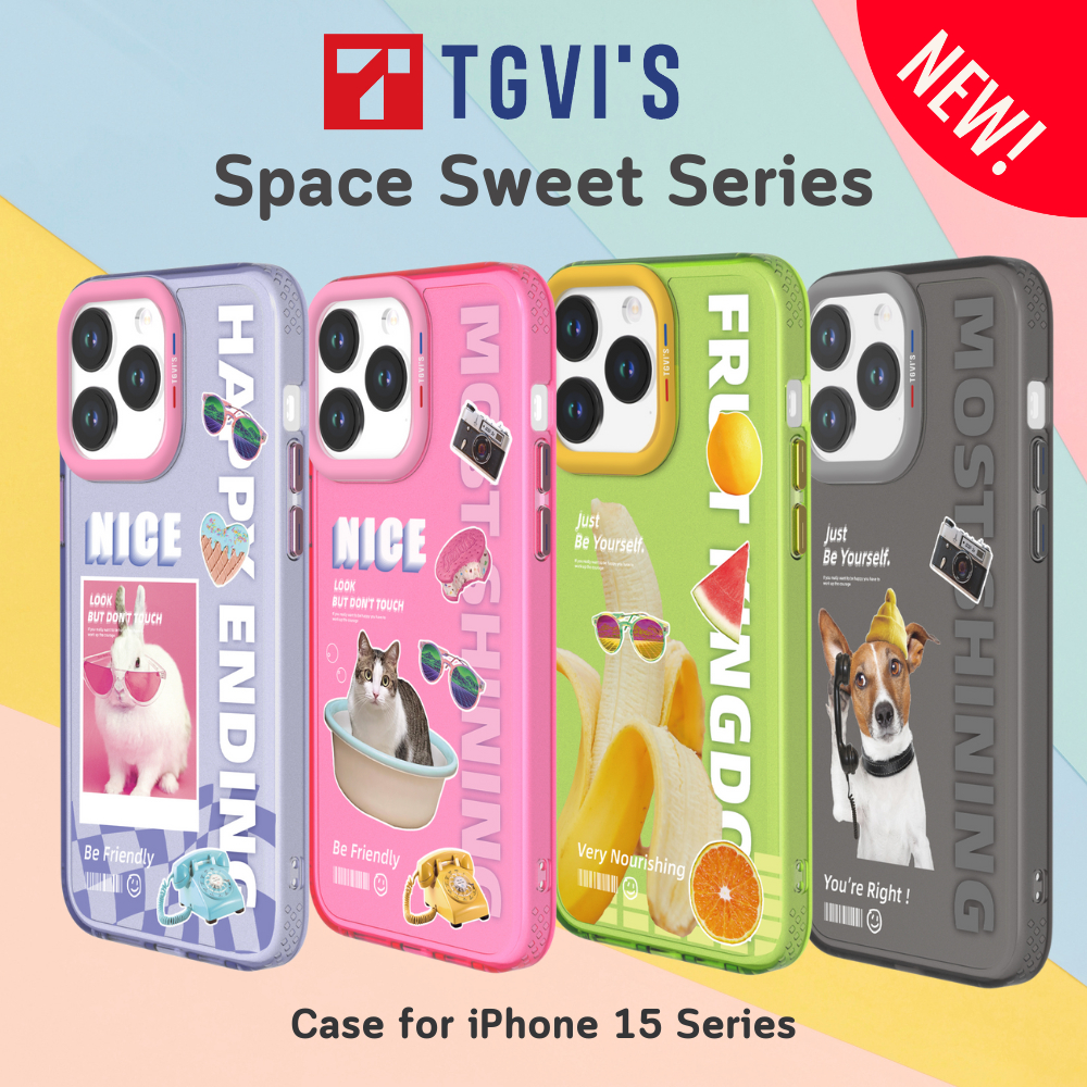 TGVI'S Space Sweet Series case เคสกันกระแทก สำหรับ iPhone 15 Series ( 15/ 15 Pro/ 15 Promax )