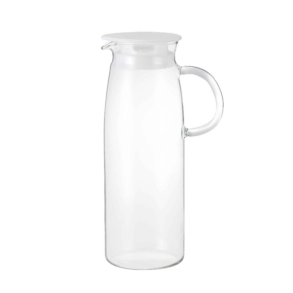 iwaki BT2934-W เหยือกน้ำขนาด 1,200 ml (W14*D9*H26cm)แบรนด์ญี่ปุ่น เนื้อแก้วใสมาก เบาและคราบไม่เกาะ มีส่งฟรี