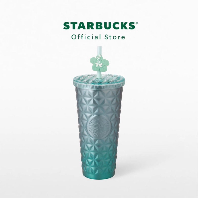 Starbucks Stainless Steel Songkran Diamond Blue Cold Cup 20oz