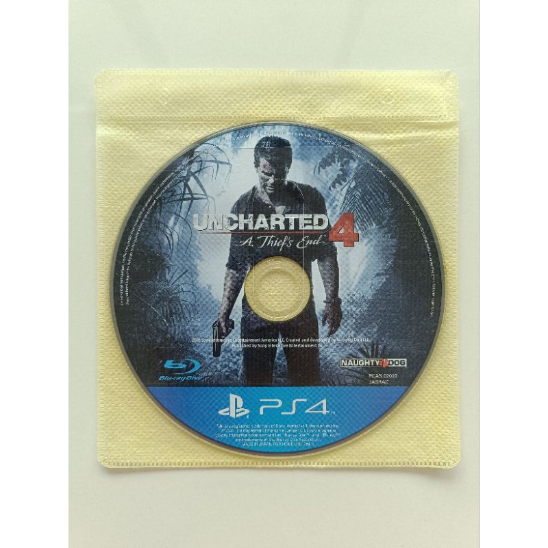 PS4 Games : UNCHARTED 4 มือ2 **ไม่มีกล่อง**