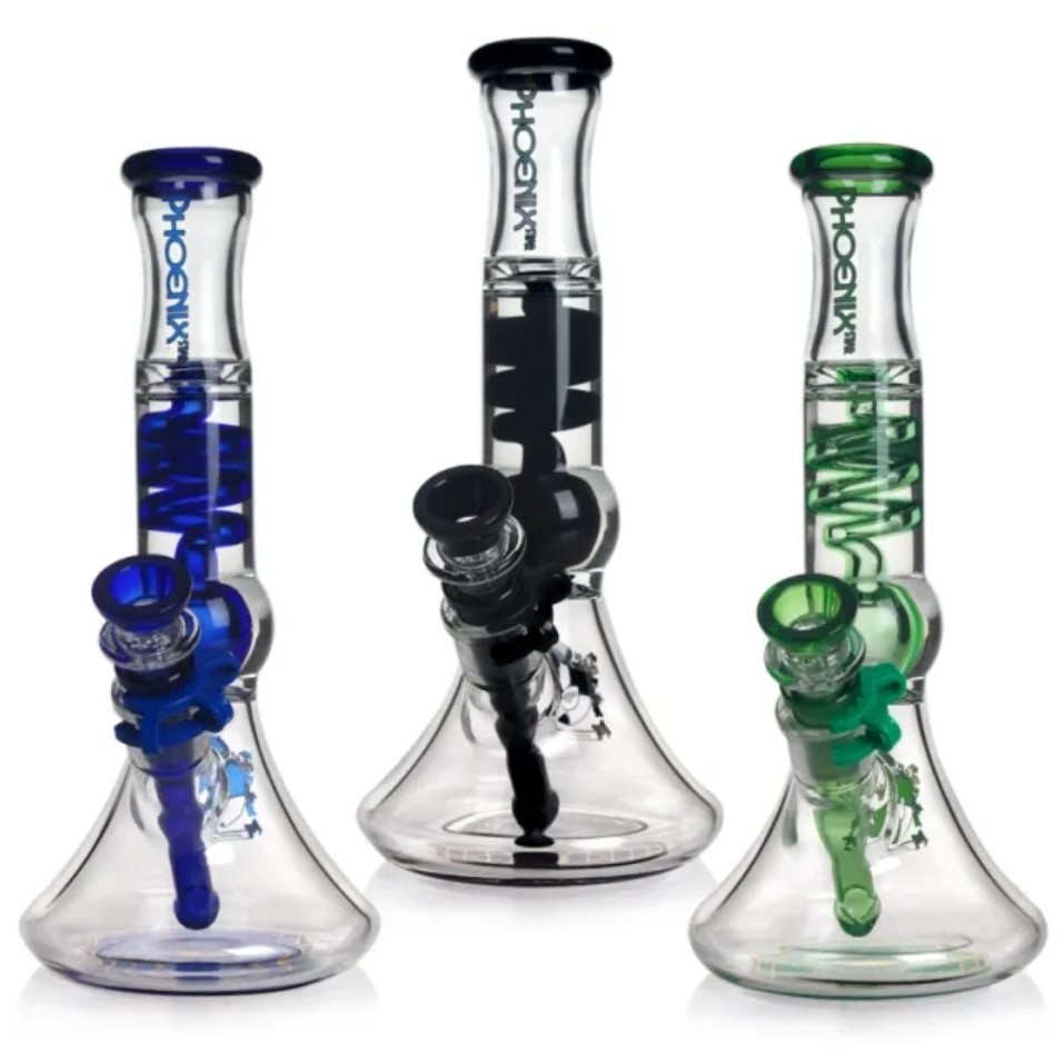 บ้องแก้ว Phoenix Star Colorful Beaker Bong 10 นิ้ว PHX706