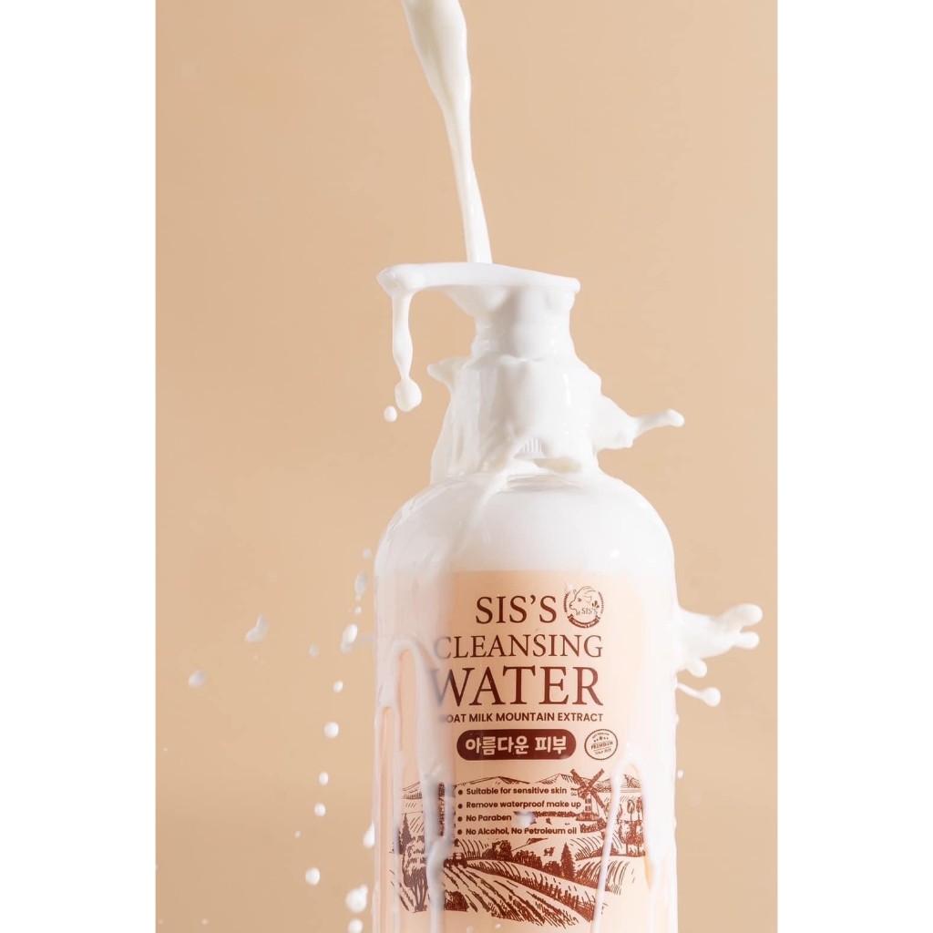 คลีนซิ่งนมแพะ SIS'S cleansing water 250 ml. รูปที่ 5