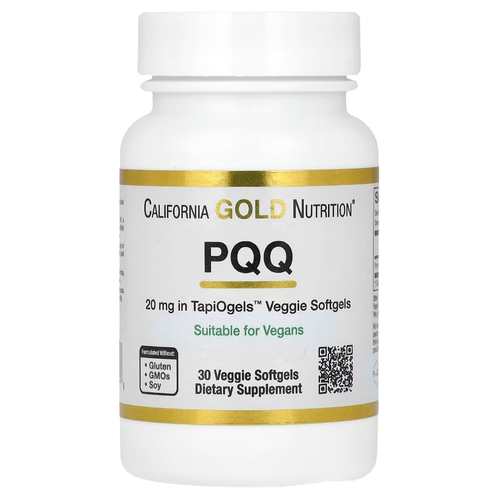 California Gold Nutrition, PQQ, 20 mg, 30 Veggie Softgels  พร้อมส่ง หมดอายุ 07/2028