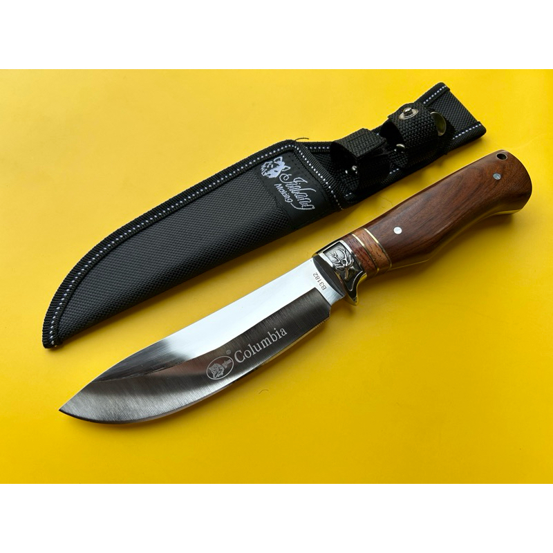 🐺 Columbia Fixed Blade Hunting Knife no.B3182