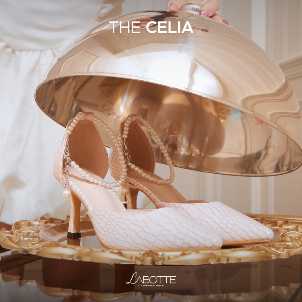 The Celia - Labotte.bkk รองเท้าส้นสูงหัวแหลม ส้นสูงส้นเข็ม (766-3A)
