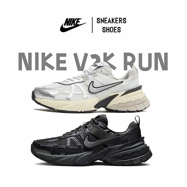 Nike v2k run sneakers shoes รองเท้าวิ่ง