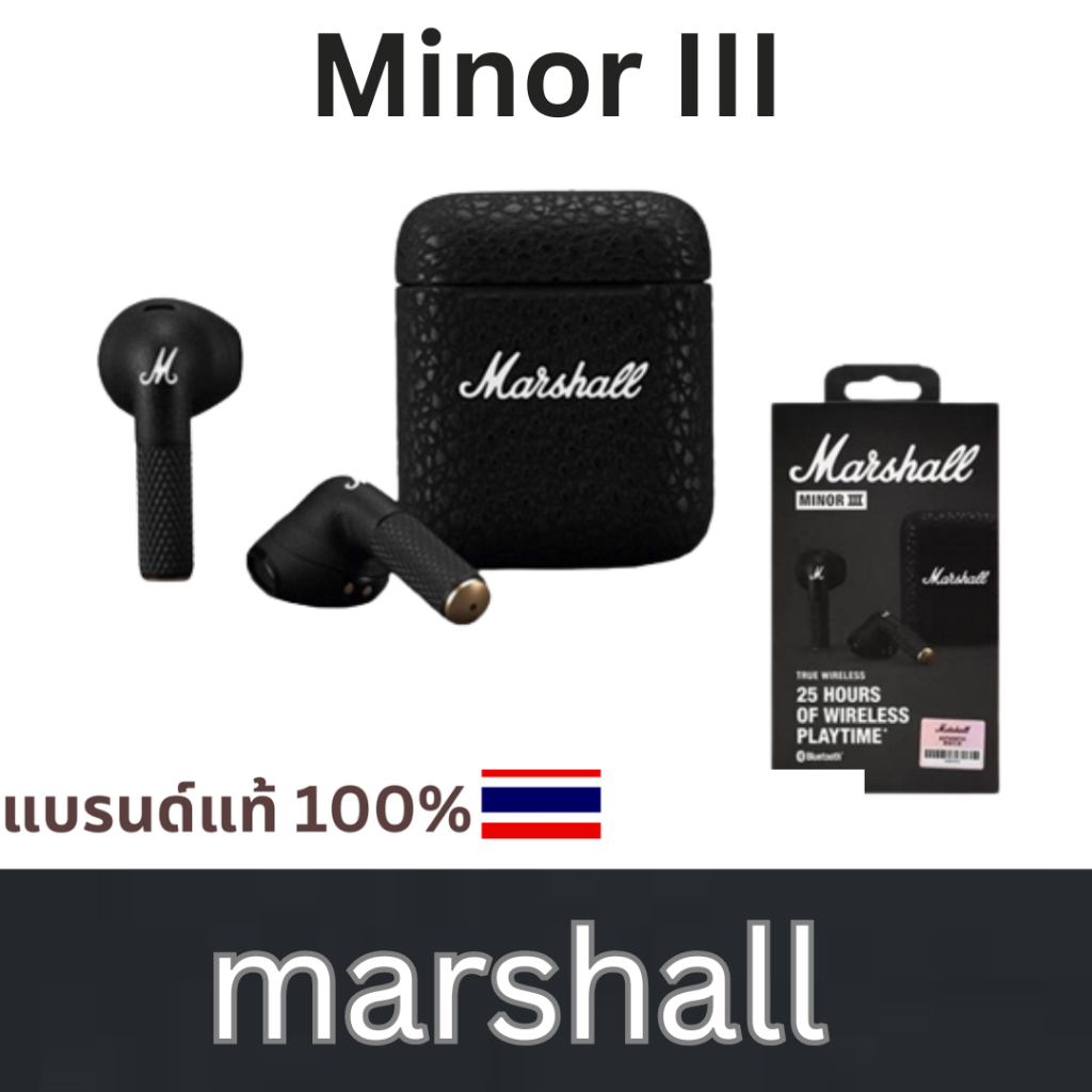 ของแท้100% 】Minor 3 Wireless Bluetooth Earbuds ไมโครโฟนในตัว ตัดเสียงรบกวน ลดเสียง หูฟังเบสหนักๆ Bluetooth Earphones