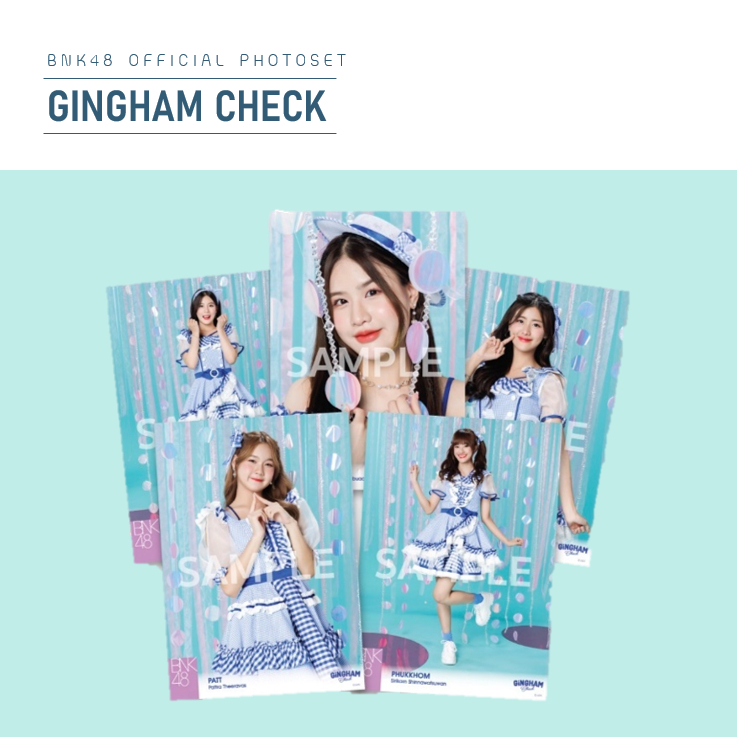 [ใบเศษ][2/2] BNK48 Photoset Gingham Check CGM48