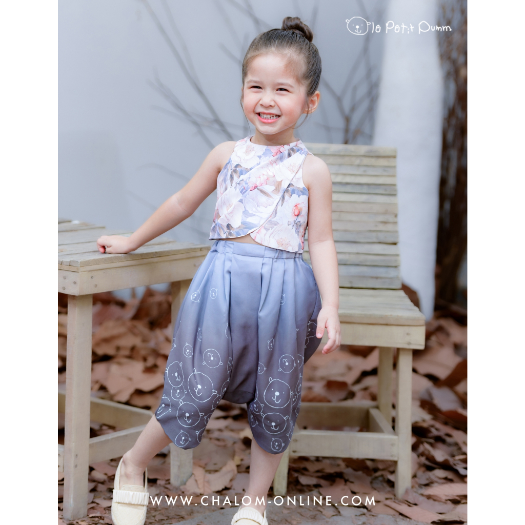 CHA-LOM : KS PU 304 IT ขายคู่กับ KS PU 305 IT ชุด Set เสื้อตะเบงมาน+โจง