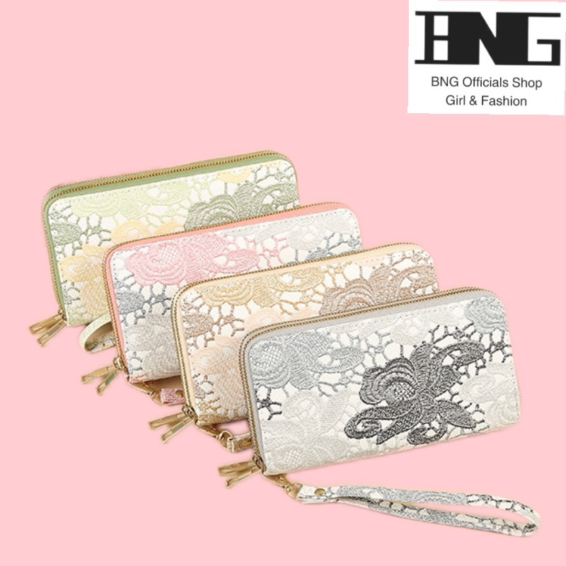 BNG กระเป๋าตังใบยาว กระเป๋าเงินใบยาว เก็บบัตรได้เยอะ S24131-S24132