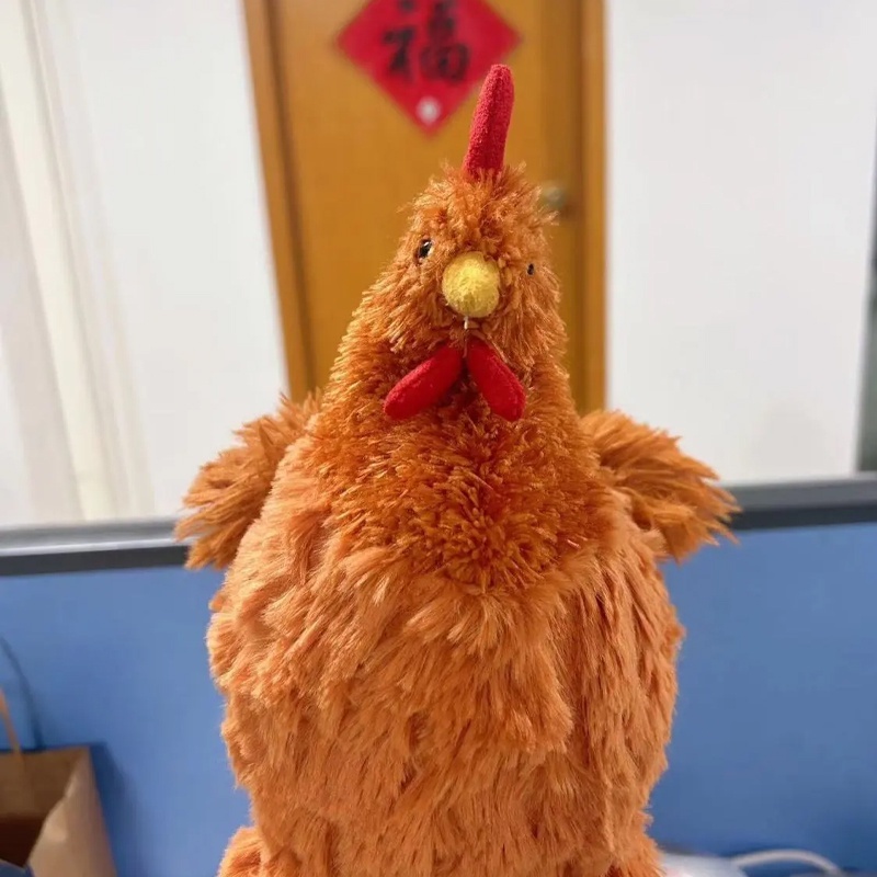 ตุ๊กตาไก่ ของเล่นตุ๊กตา ตุ๊กตายัดนุ่น jeycat Ceycat Hen Ceycat Ceile Chckn - รูปที่ 7